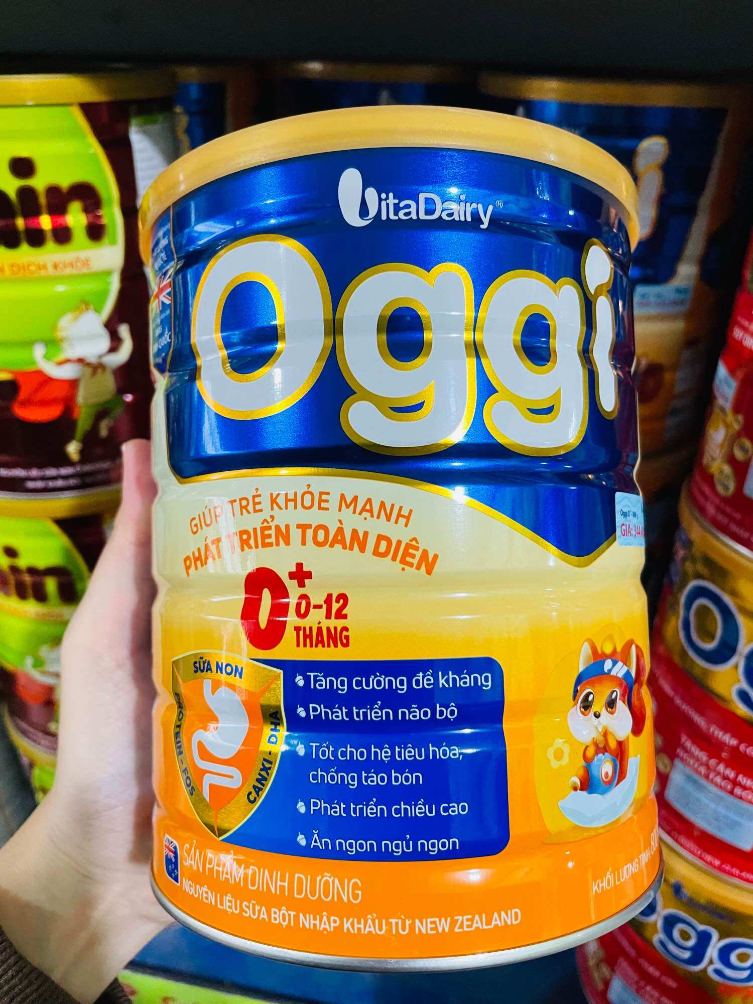 Sữa bột oggi 0+ 800g