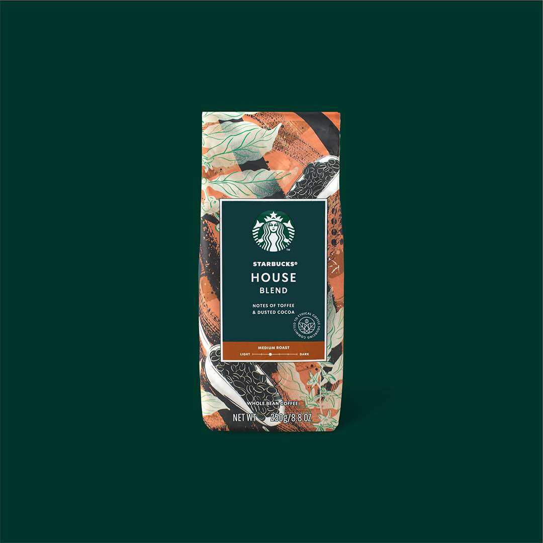 Cà phê hạt Starbucks House Blend 250g