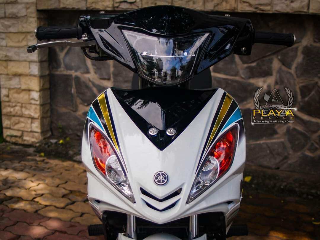 tem rời exciter 2010 trắng đen