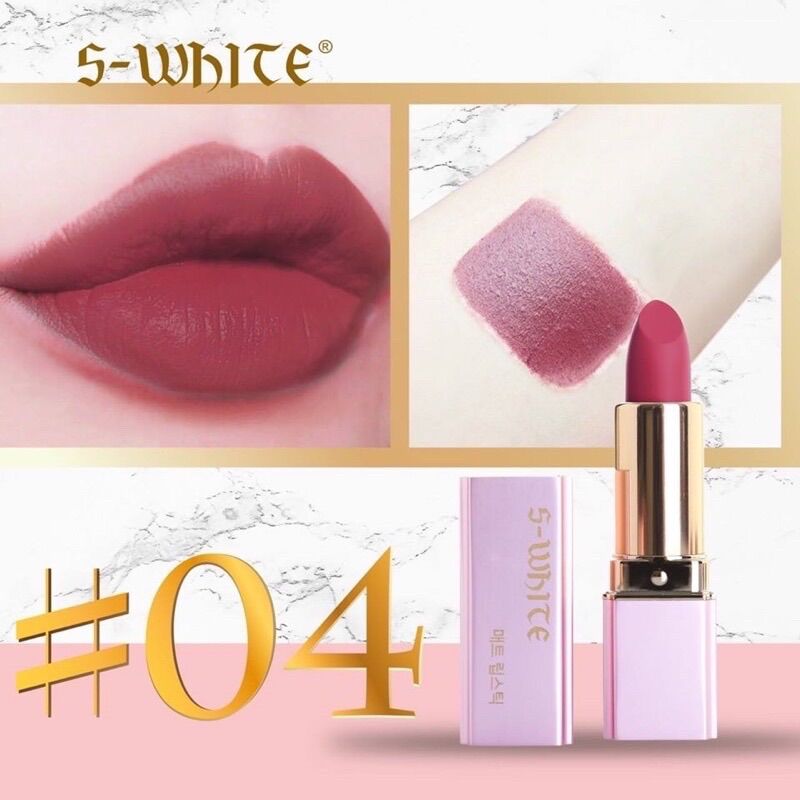 Son lì swhite 04 hồng mận