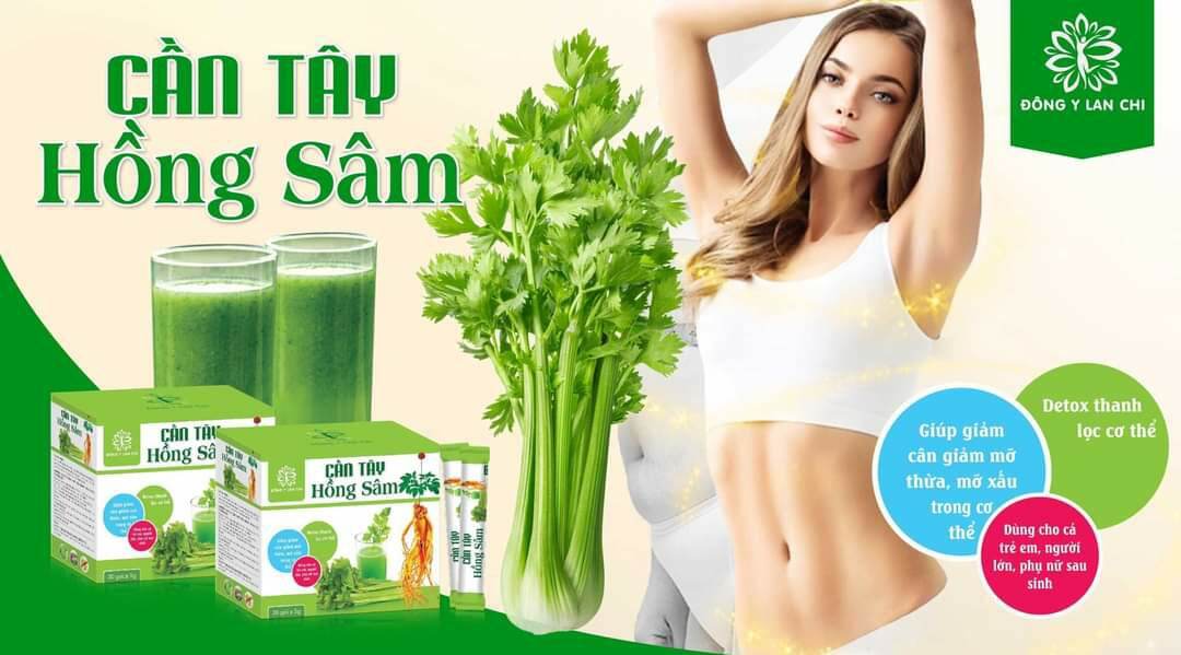 Cần tây Hồng sâm Lan chi