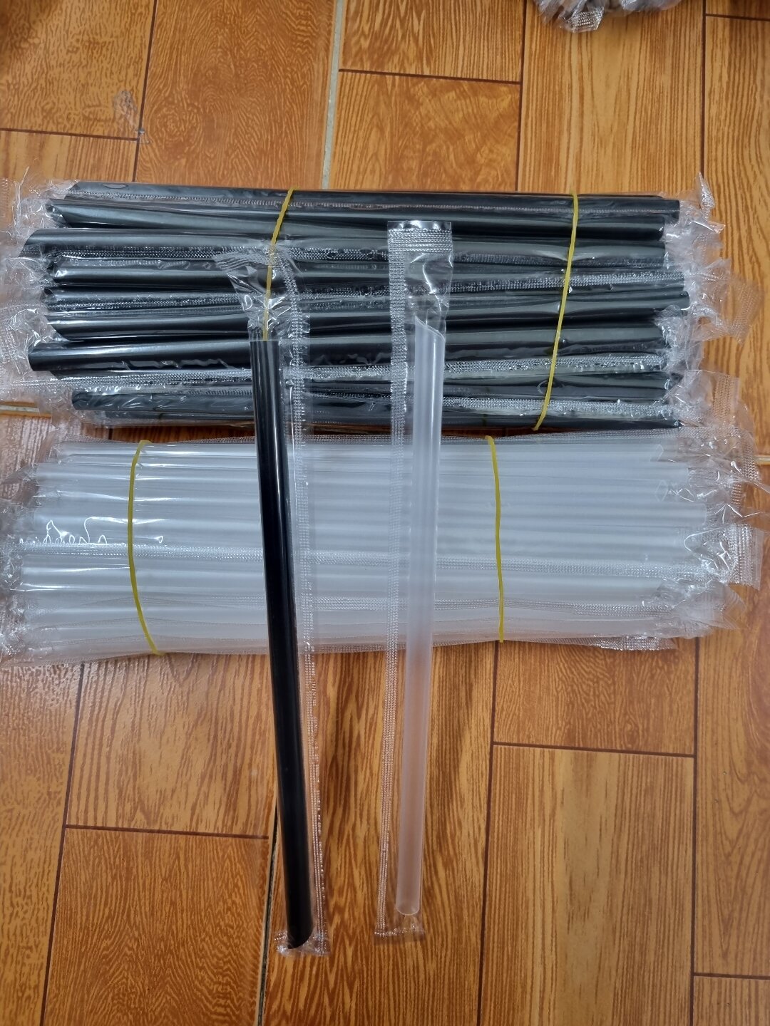 50 ống hút trà sữa có màng bọc