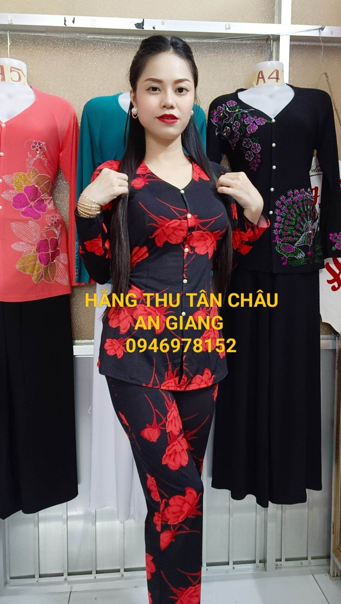 Bộ bà ba bông ống nhỏ