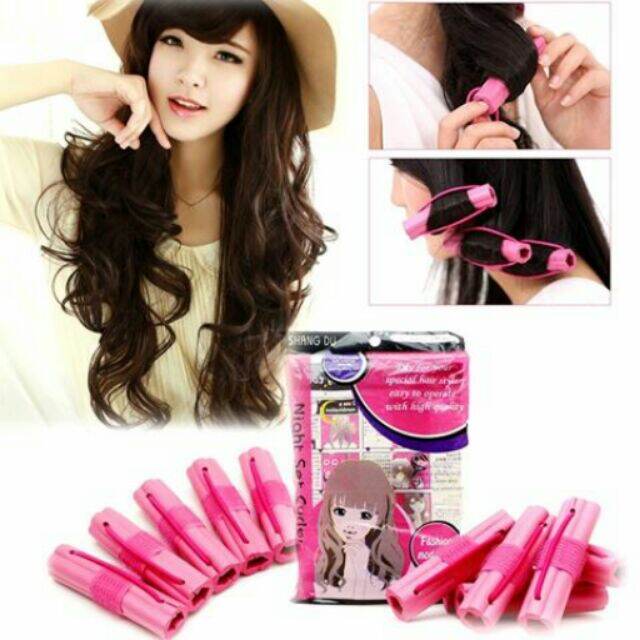 Combo 6 lô cuốn bọt biển uốn tóc xoăn, quăn tóc