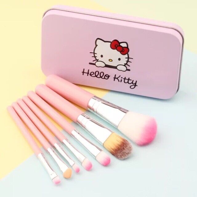 [HCM]Bộ 7 cọ trang điểm hello kitty
