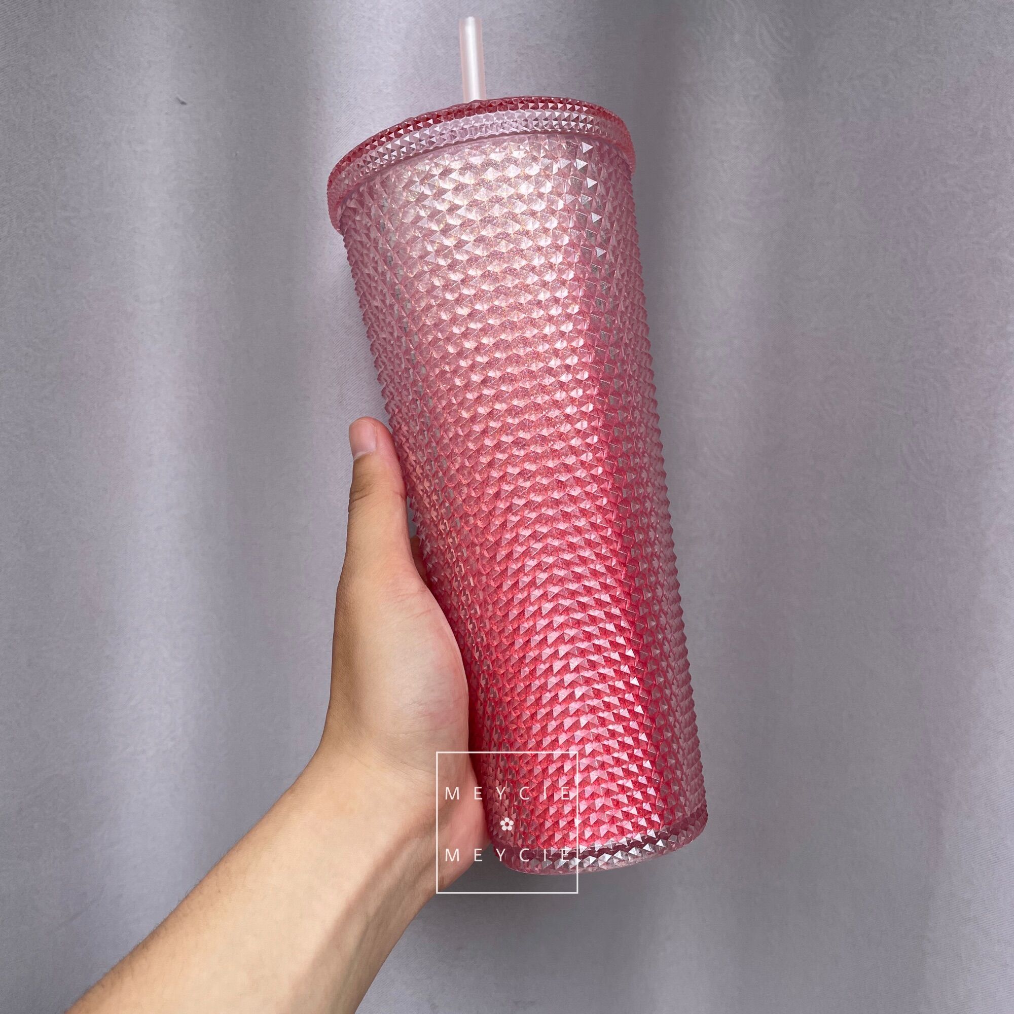 [Chính hãng] Ly Starbucks Studded Ombre Pink 710ml