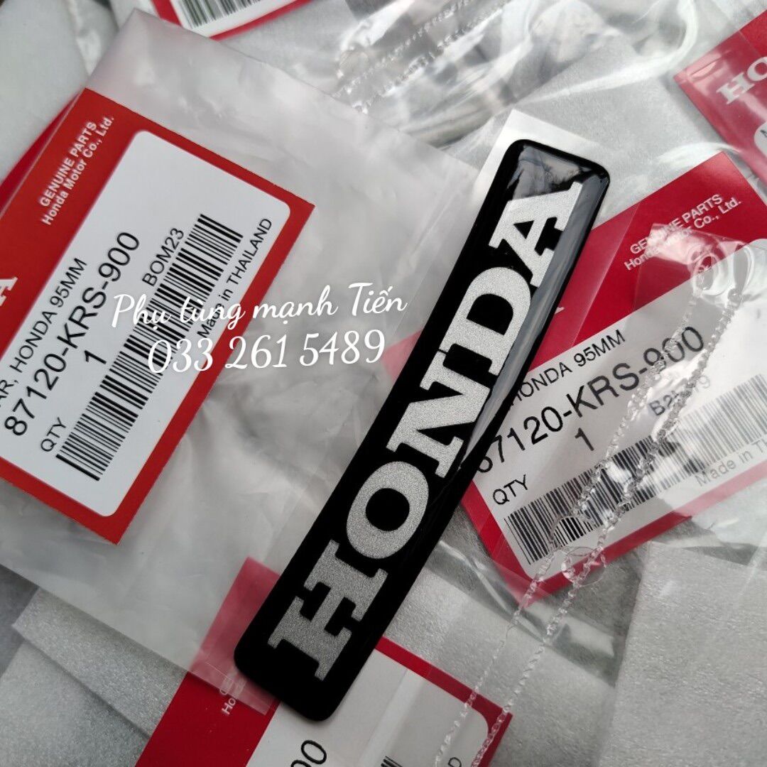 Tem mặt nạ chữ Honda chính hãng mới