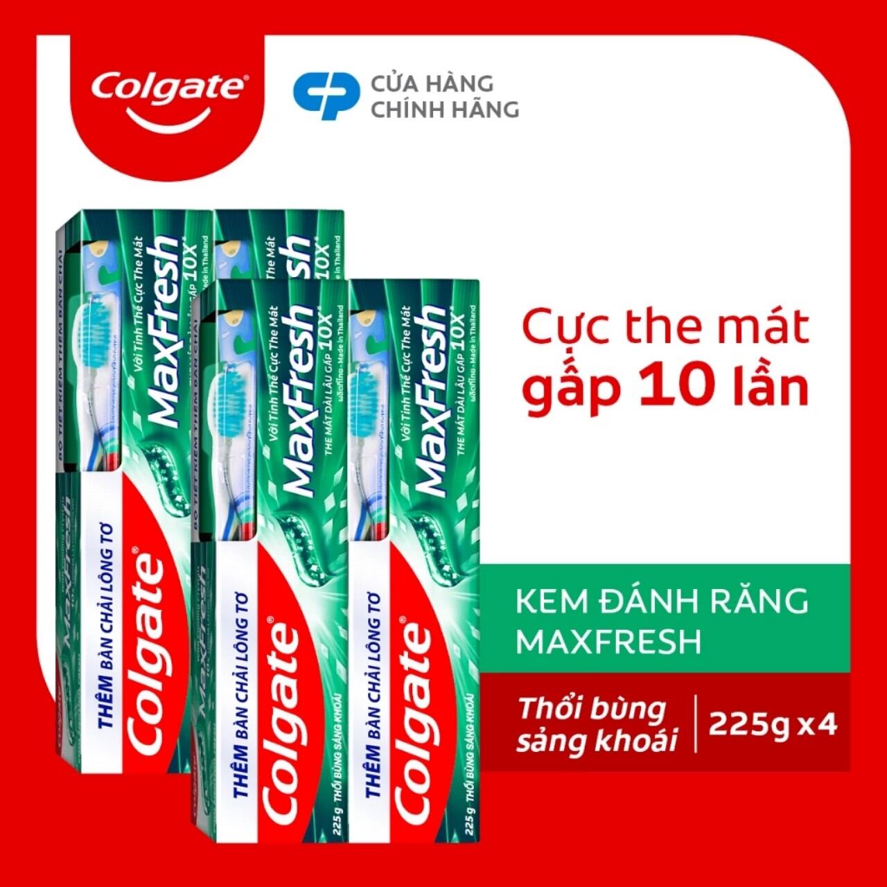 Kem đánh răng Colgate maxfresh soảng khoái
