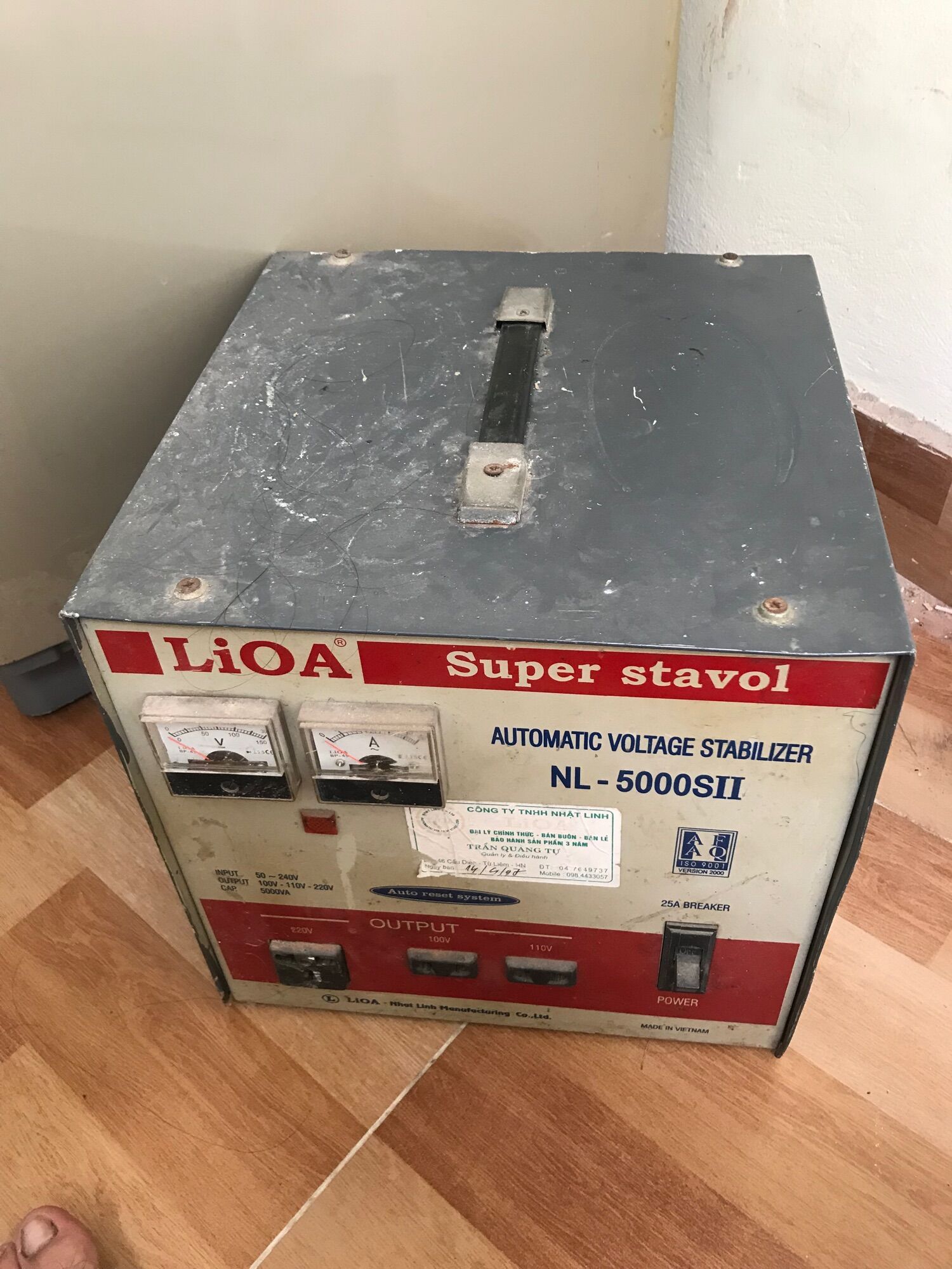 Ổn áp lioa 5000 kV cũ bền dây đồng tốt