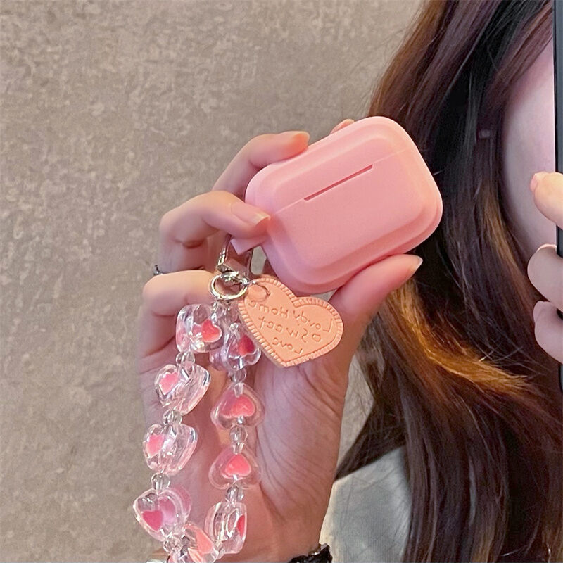 Dây chuyền tình yêu instagram trái tim thiếu nữ phù hợp với airpods bộ bảo vệ ốp mềm silicon pro thế hệ 1/2 bluetooth apple thế hệ 3 mẫu mới