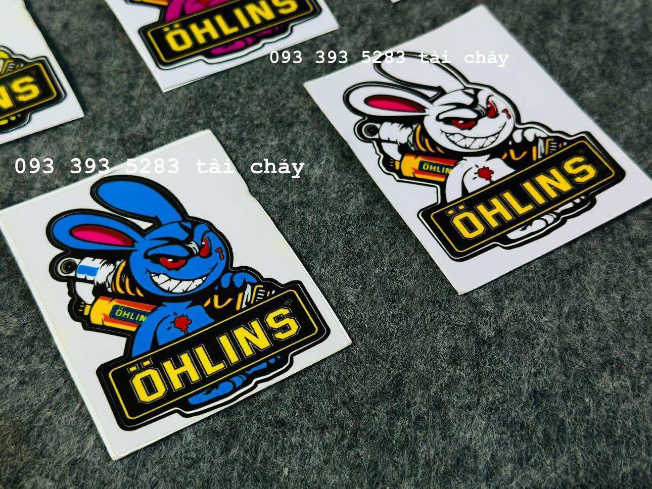 [ 1 MIẾNG ] TEM STICKER THỎ OHNLINS DÁN ĐƯỢC NHIỀU VI TRÍ