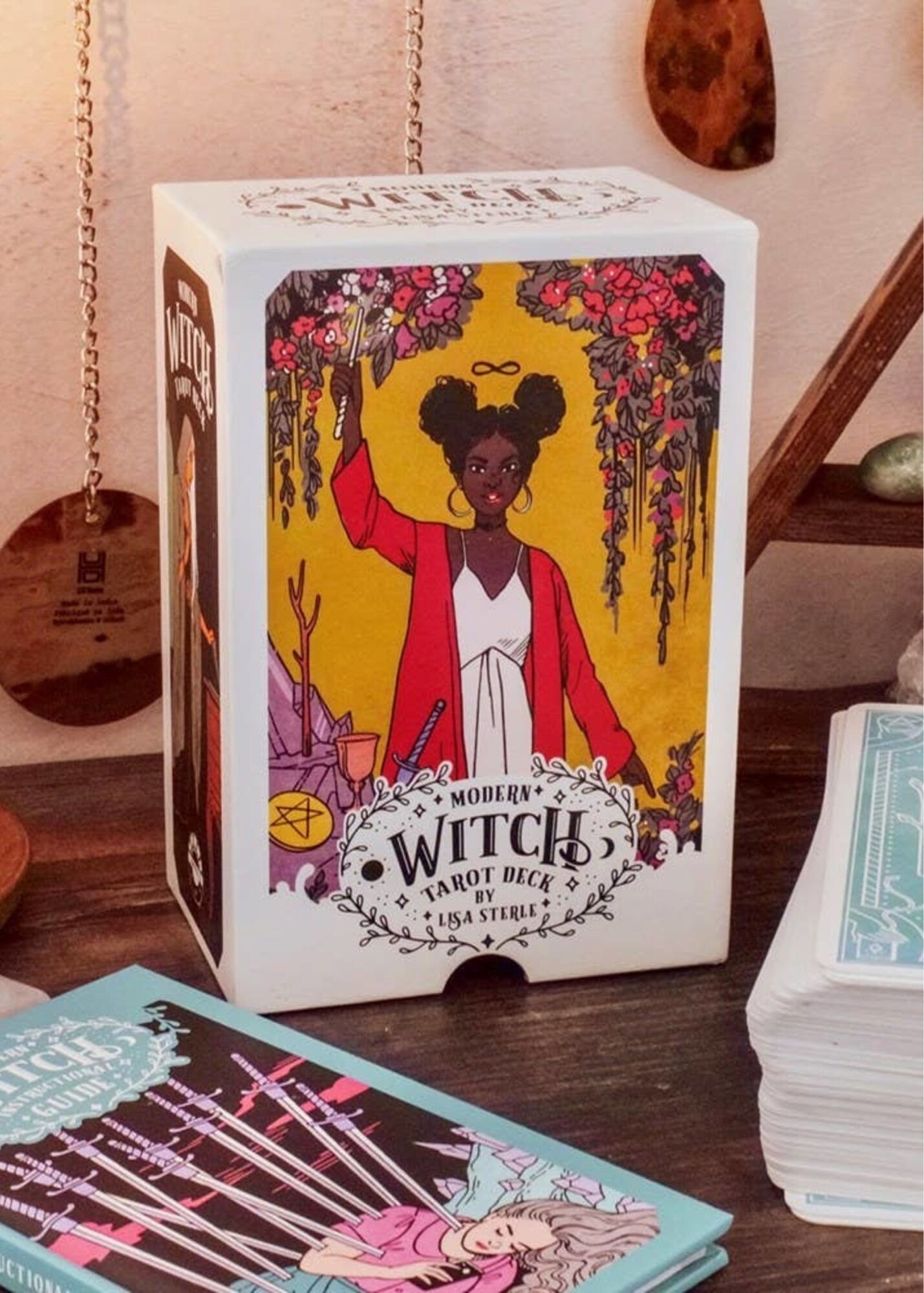 Bộ bài modern witch tarot - phong cách hiện đại - kèm hướng dẫn - order trực tiếp amazon us