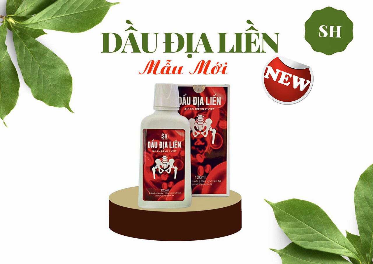 Dầu Đia Liền dùng cho đau nhức cơ xương khớp, thoát vị đĩa đệm, thoái hóa xương khớp