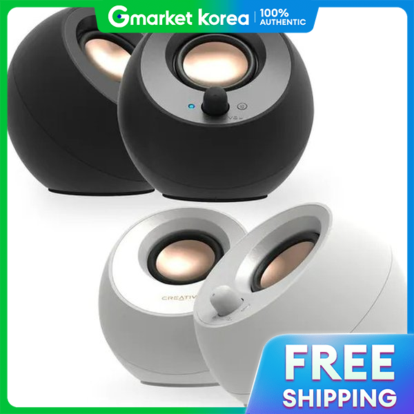 Creative Labs | Loa HIT Creative PEBBLE V3 (Màu đen hàng chính hãng) /Loa PC/Hỗ trợ Bluetooth//Đóng 