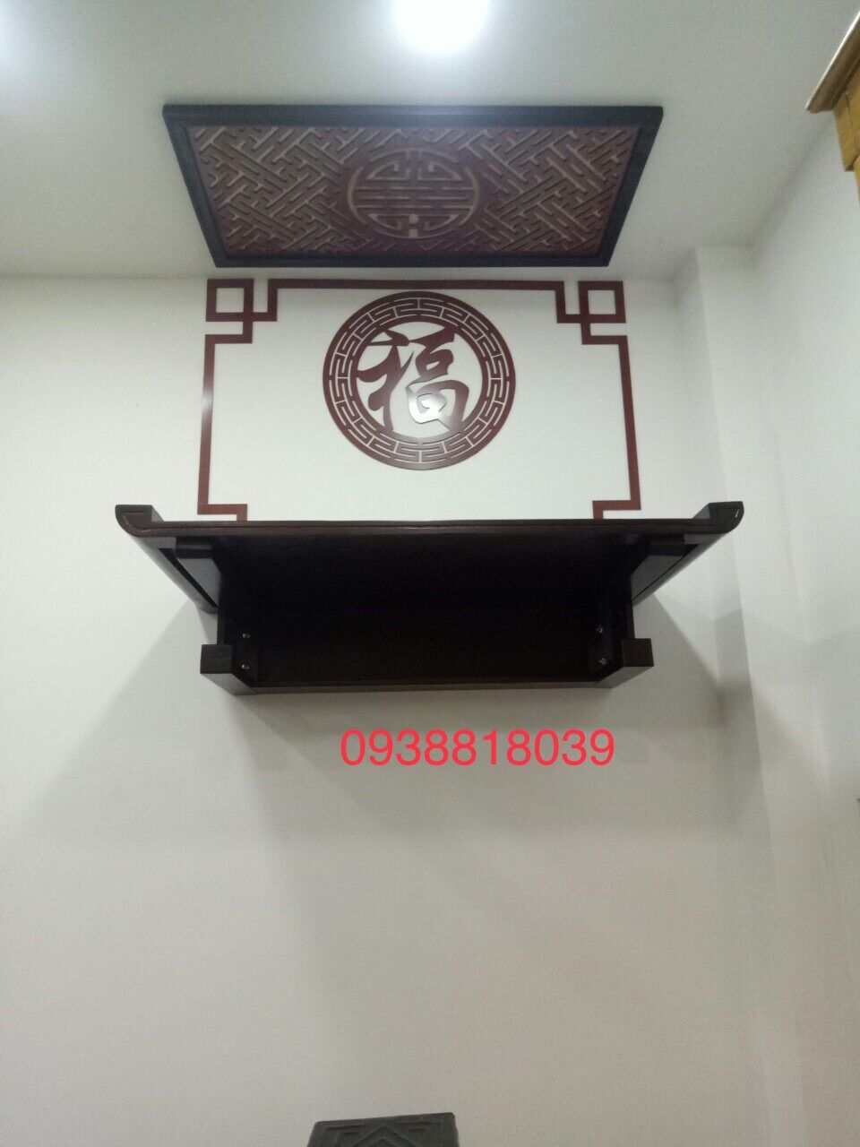Bàn thờ treo tường ngang 61 ( trọn bộ )