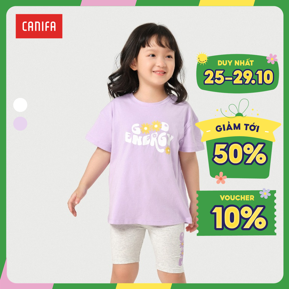 Váy liền bé gái canifa váy liền chất liệu 100% cotton hoạ tiết kẻ in hình, chun eo, đính nơ 1ds22s037