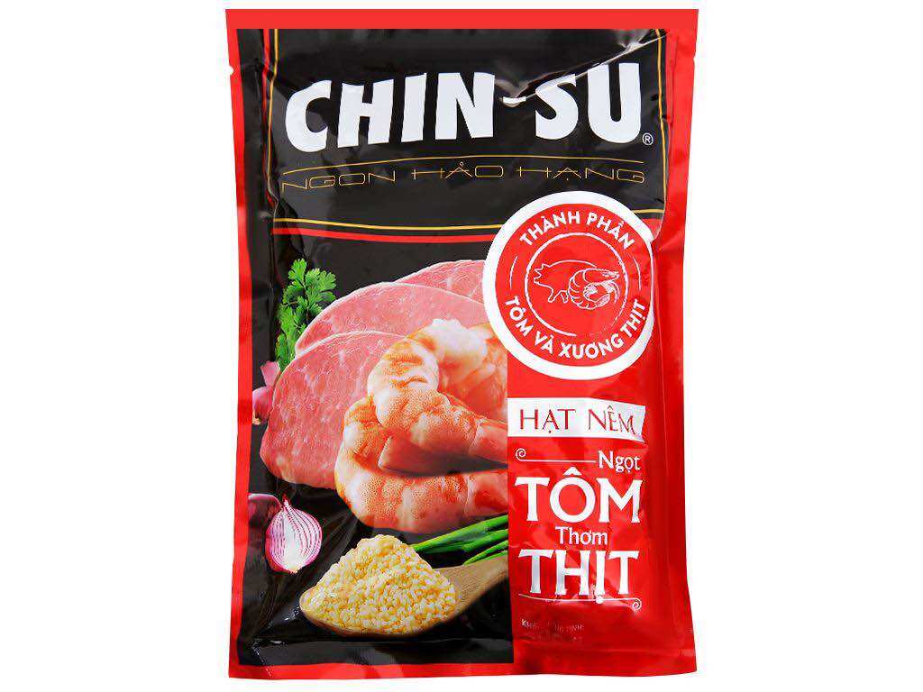 Hạt nêm Chinsu ngọt tôm thơm thịt gói 400g / 900g