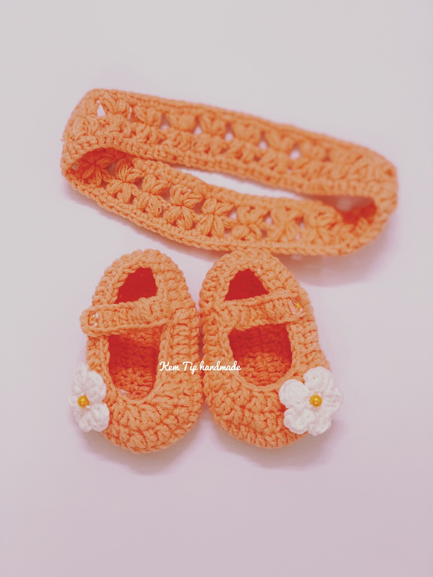 Giày cho bé sơ sinh đến 2 tuổi, giày len handmade đáng yêu