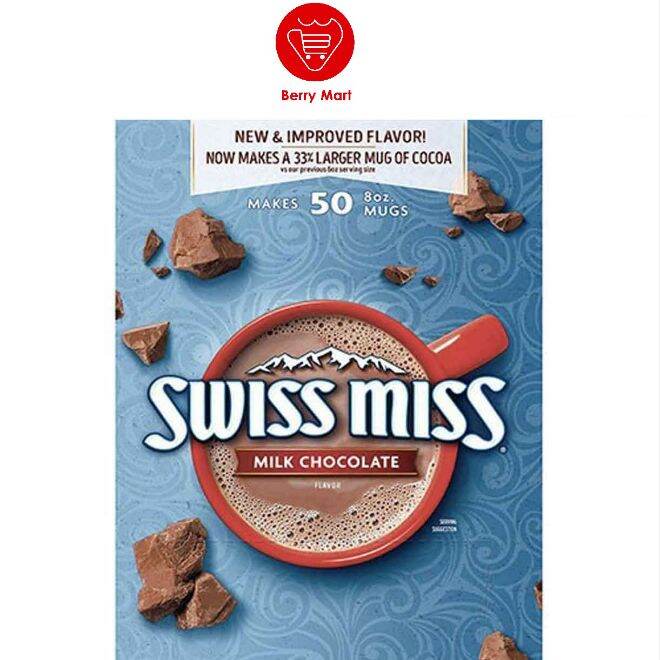 Bột cacao Swiss Miss Hot Cacao Mix Milk Chocolate 50 gói