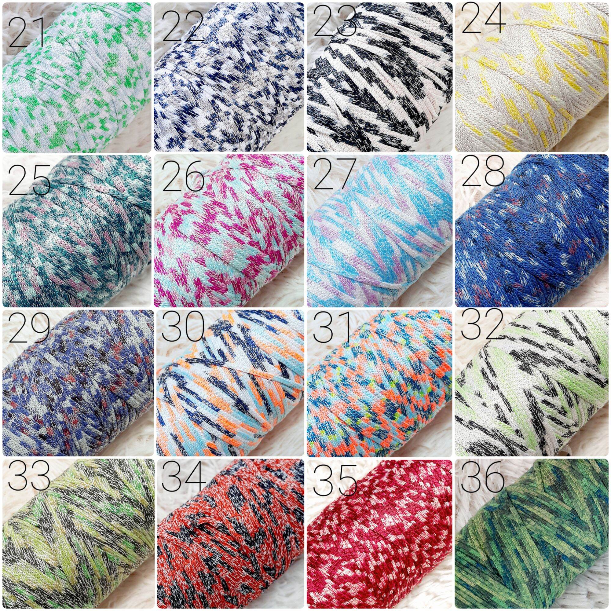 Sợi dệt cotton màu loang, hàng VN xuất khẩu, móc êm