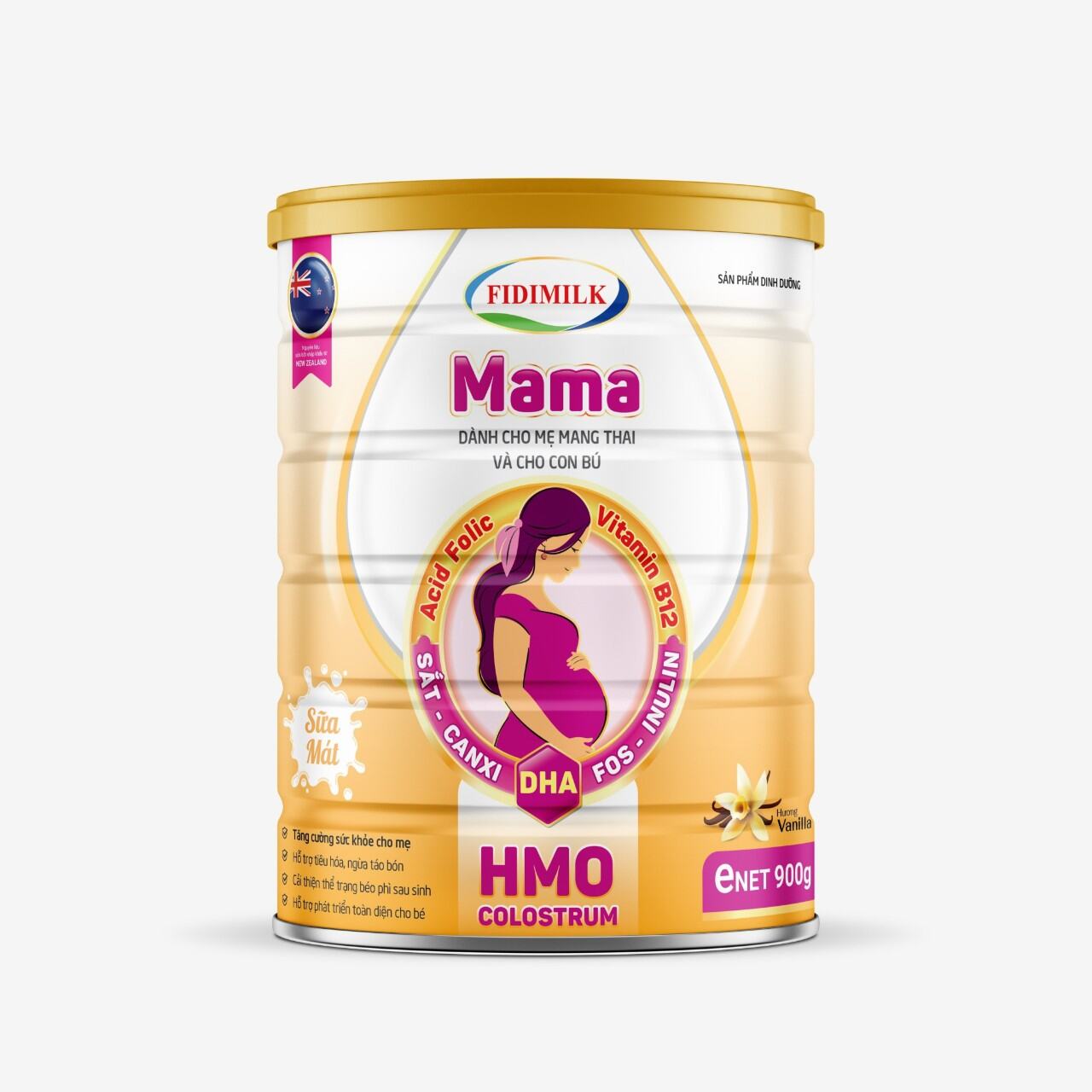 Sữa bầu Fidimilk Mama 900g- dùng cho mẹ mang thai và cho con bú
