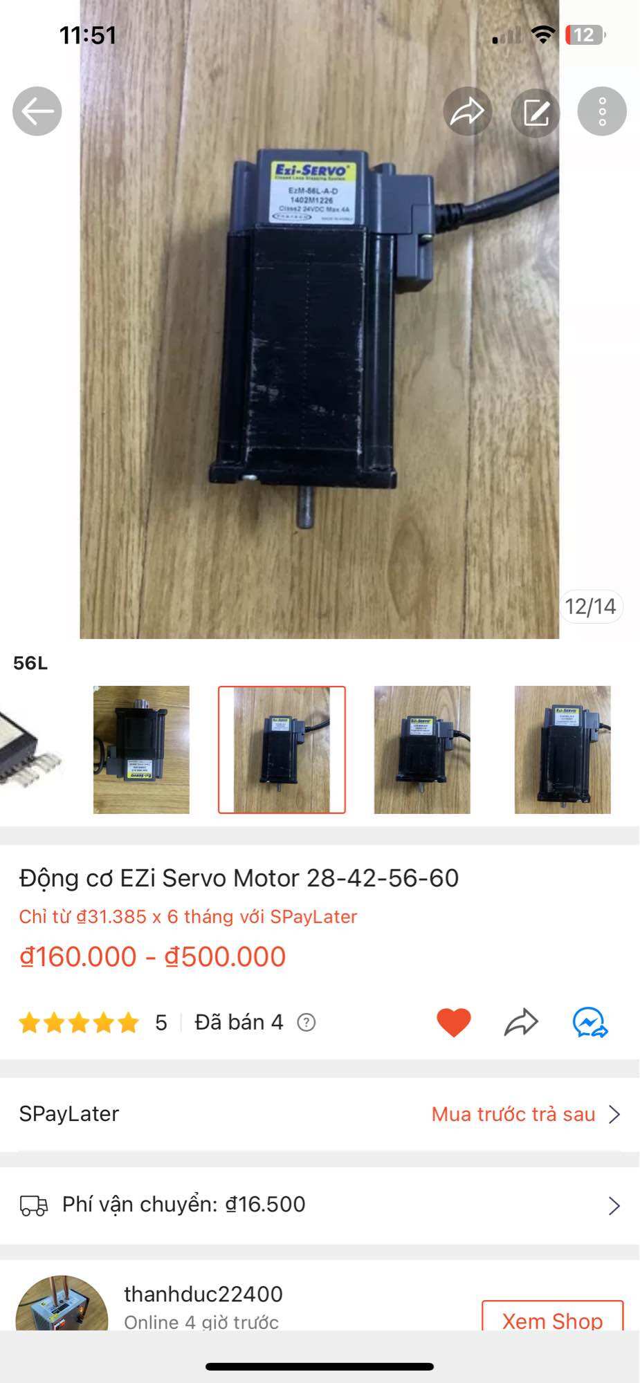Động cơ EZi Servo Motor 28-42-56-60