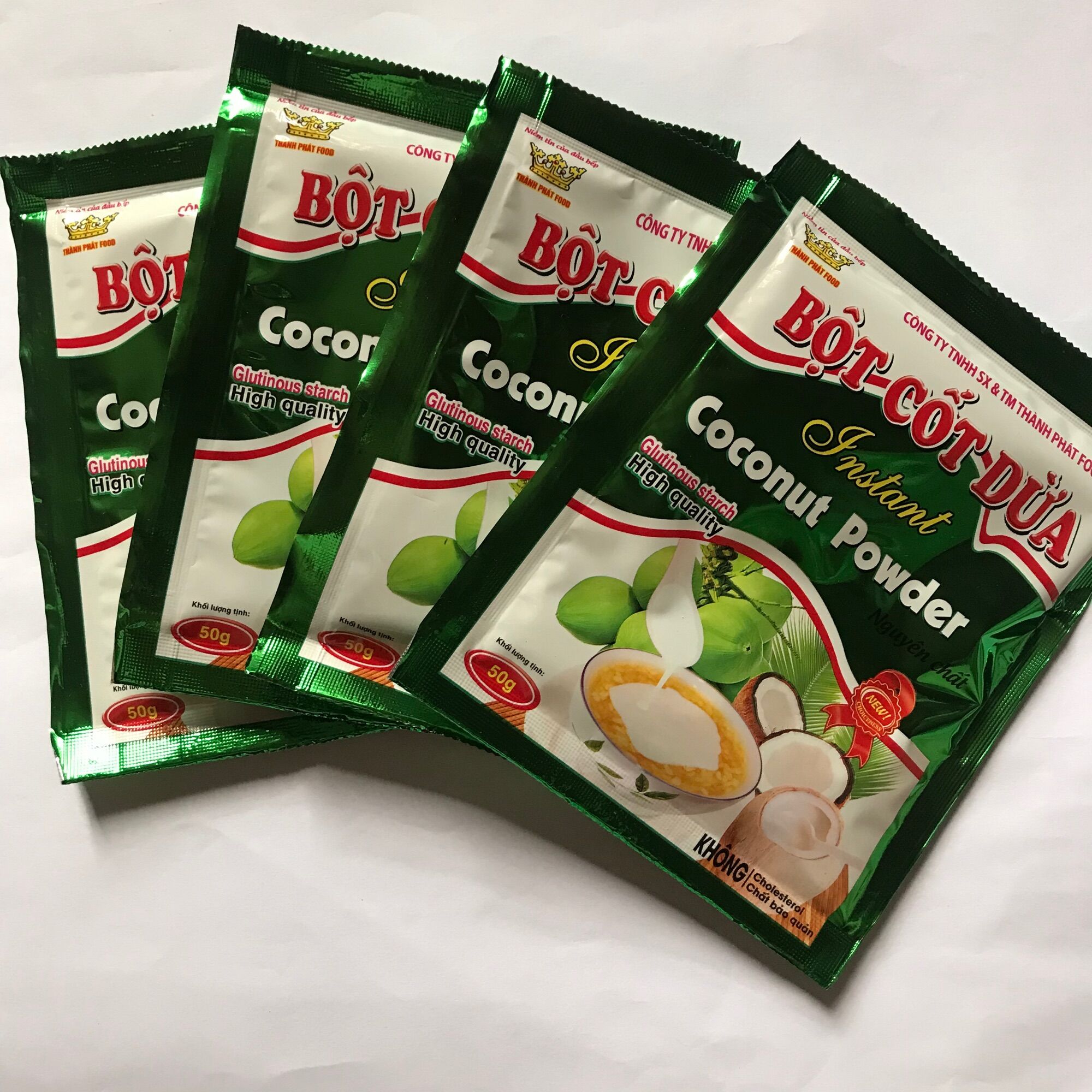 Bột CỐT DỪA nguyên chất gói 50g