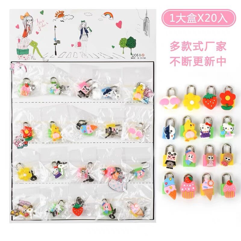 Vỉ 20 bộ ổ khoá mini