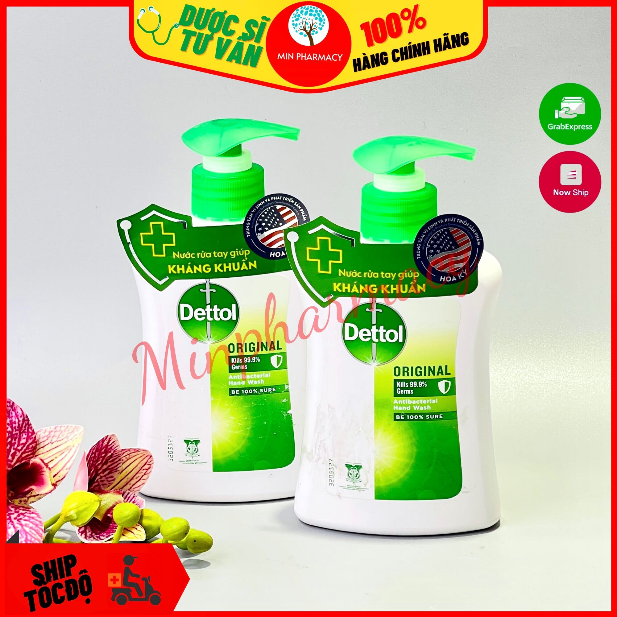 Nước rửa tay Diệt Khuẩn DETTOL Orginal - Minpharmacy