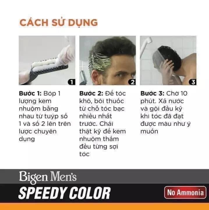 Thuốc nhuộm tóc BIGEN dành cho nam giới Nhật Bản