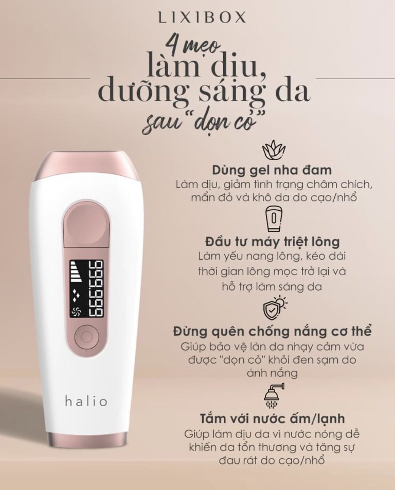 Máy triệt lông vĩnh viễn Halio [Chính hãng]