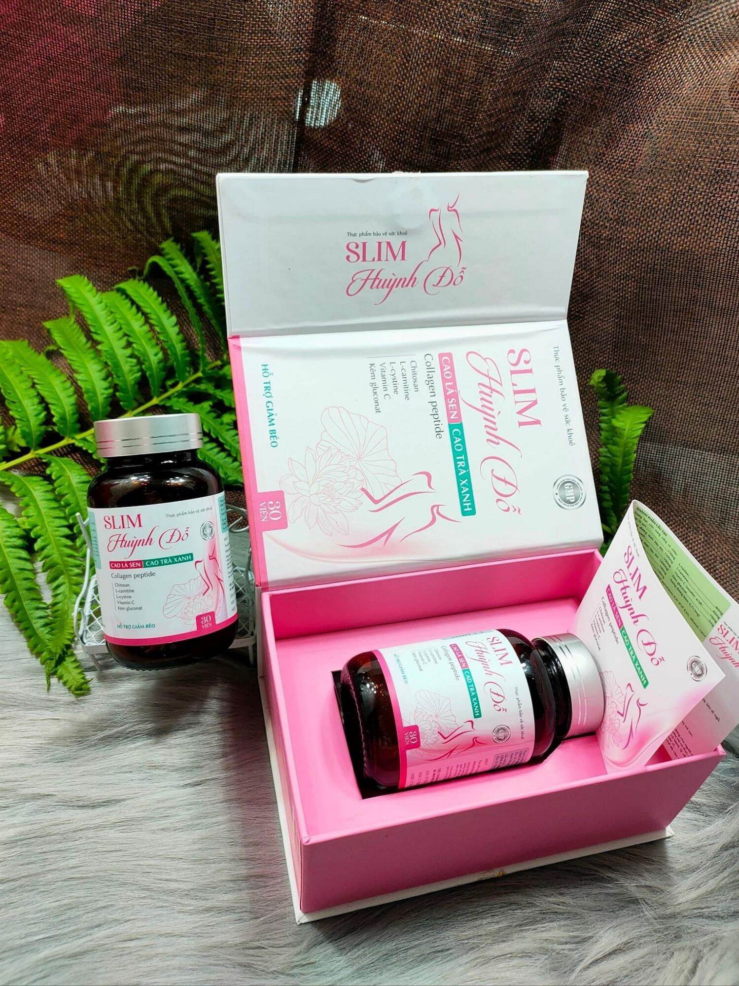 GIẢM CÂN SLIM Huỳnh Đỗ (1hộp  30 viên giảm ngay từ 2-7kg)