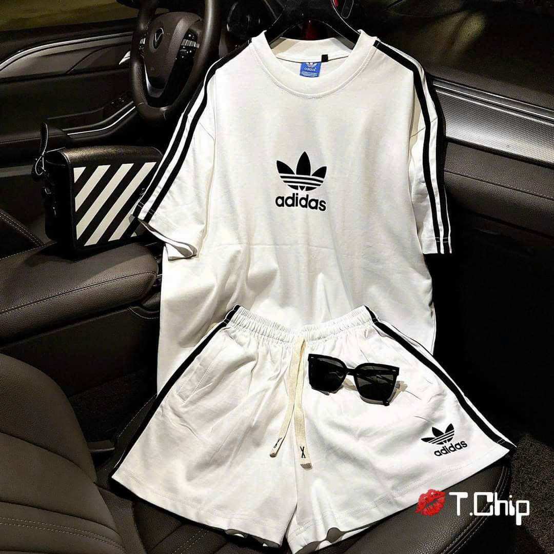 Sét bộ nữ ngắn thun cotton thêu cao cấp