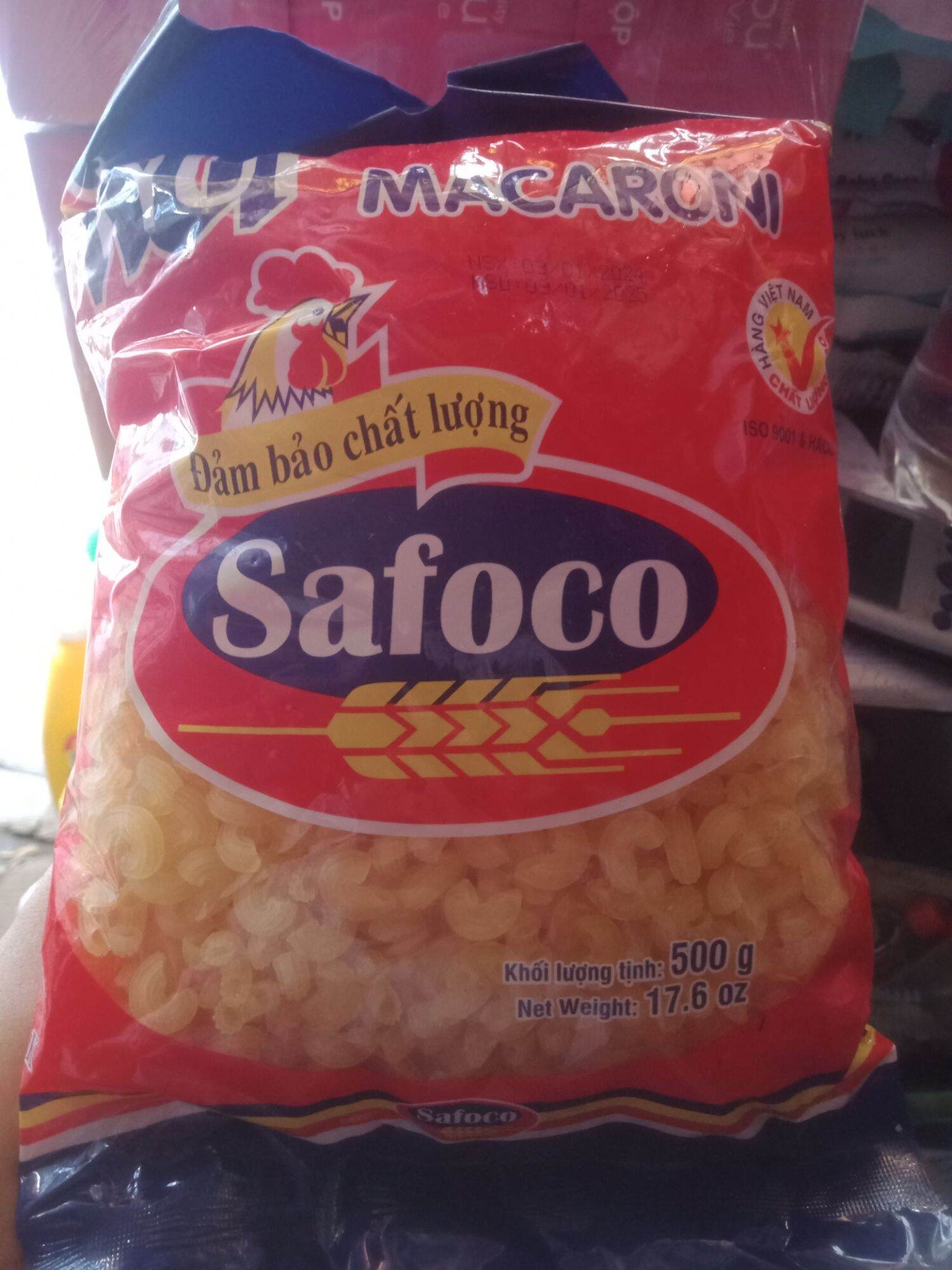 nui ngắn 500g sabaco