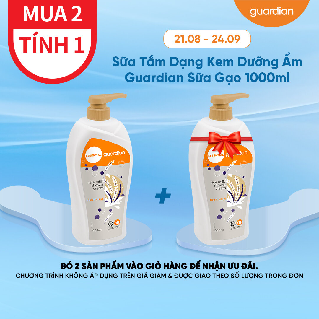 Guardian Essential Rice Milk Moisturising Shower Cream