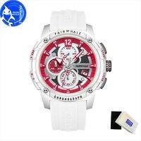 Mark Fairwhale | MARK FAIRWHALE 4360 Nam Thời Trang Đồng Hồ Thạch Anh Chronograph Dây Đeo Silicon Chống Thấm Nước Dạ Quang Số Ả Rập Dấu Hiệu Hộp Quà Tặng