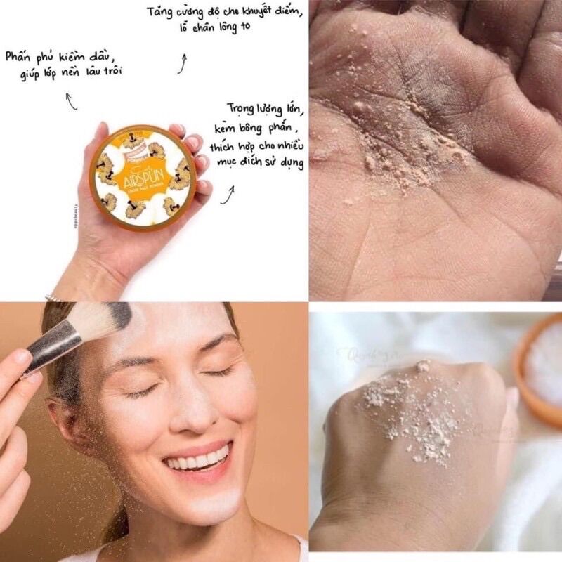 Phấn phủ Coty Airspun Loose Face Powder [AUTH BILL MỸ]