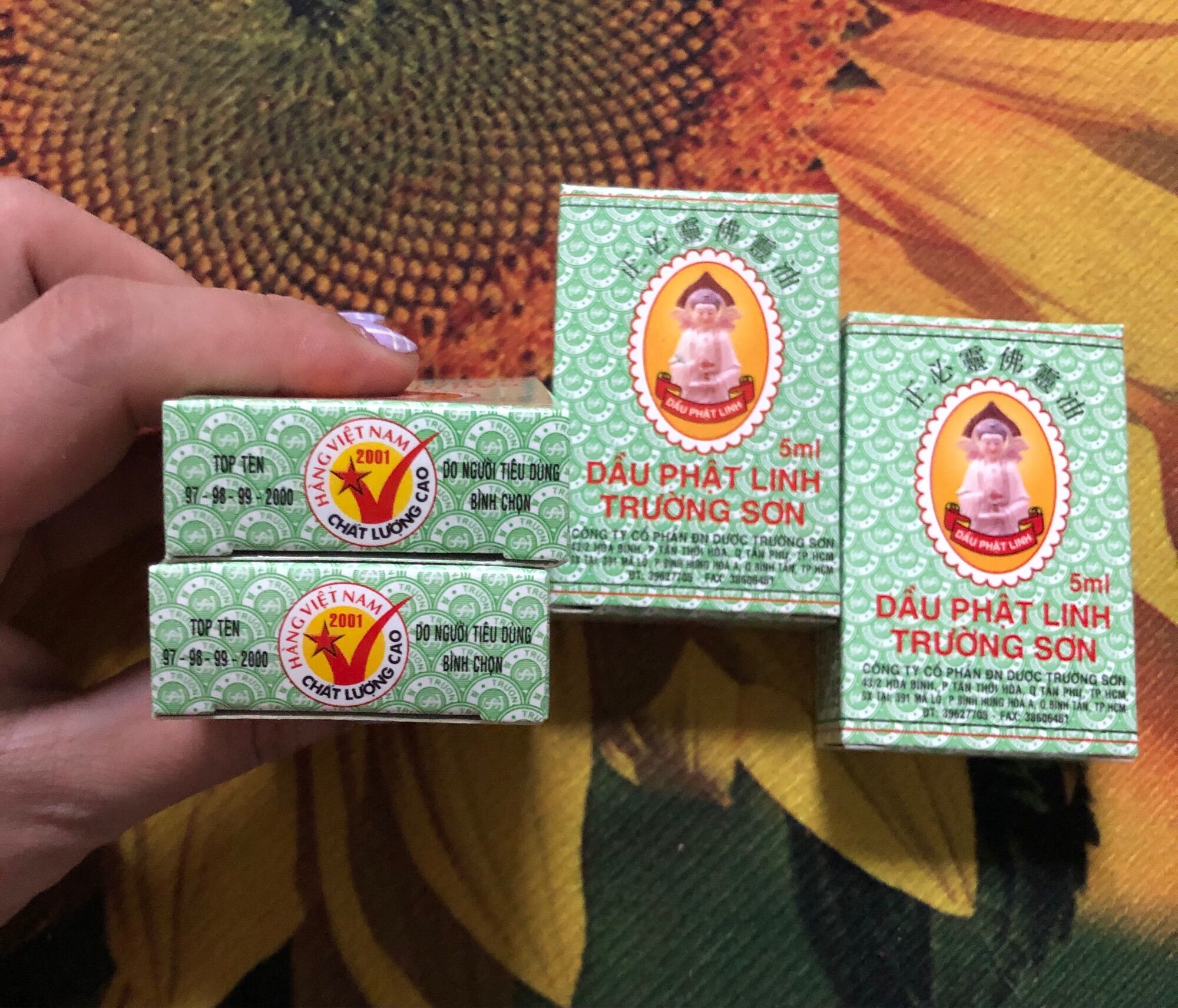 Dầu Phật Linh Trường Sơn Lọ 5ml