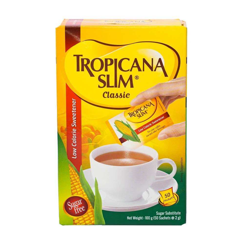 Đường Bắp Ăn Kiêng Tropicana Slim Cho Người Kiêng Đường [Hộp 50 gói]