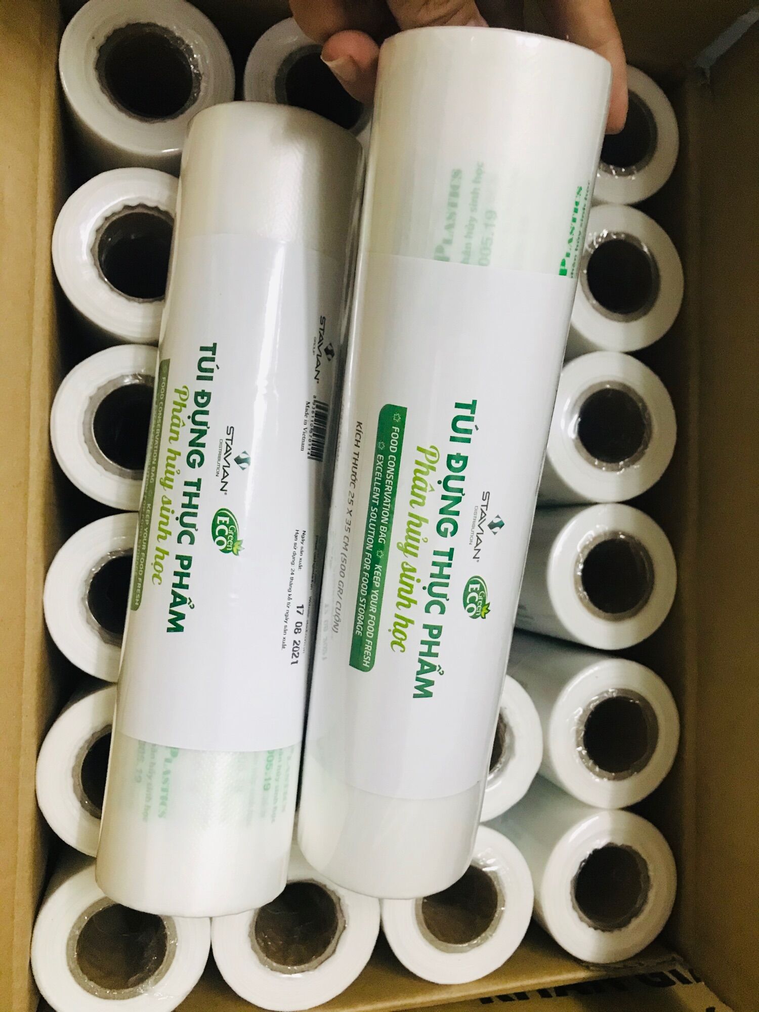 Combo 2 Túi đựng thực phẩm Green Eco loại 300gr