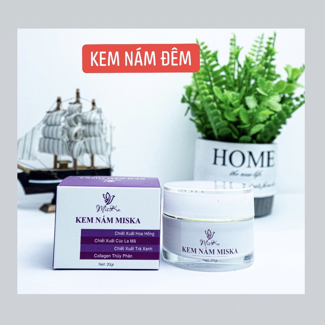 Combo Dưỡng Trắng Da Trị Thâm Nám Miska Skin