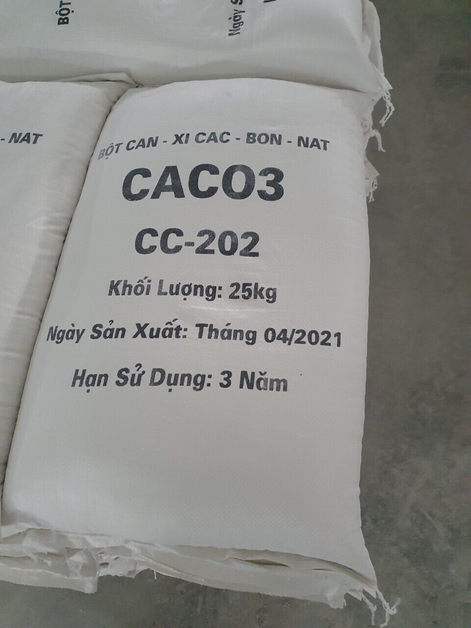 Bột đá vôi. caco3