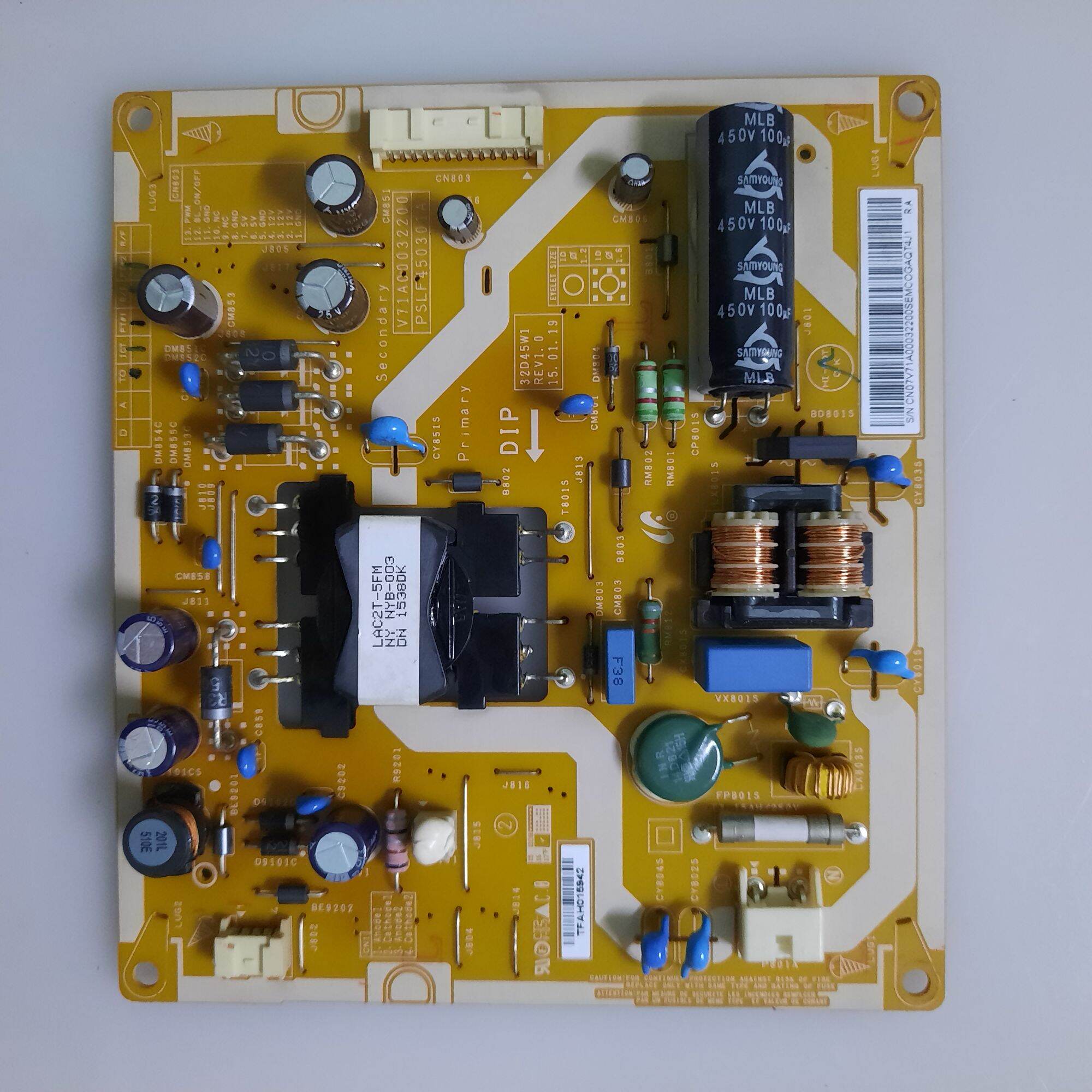 Bo tivi TOSHIBA 32L2550, bo nguồn, bo xử lý, bo tcon