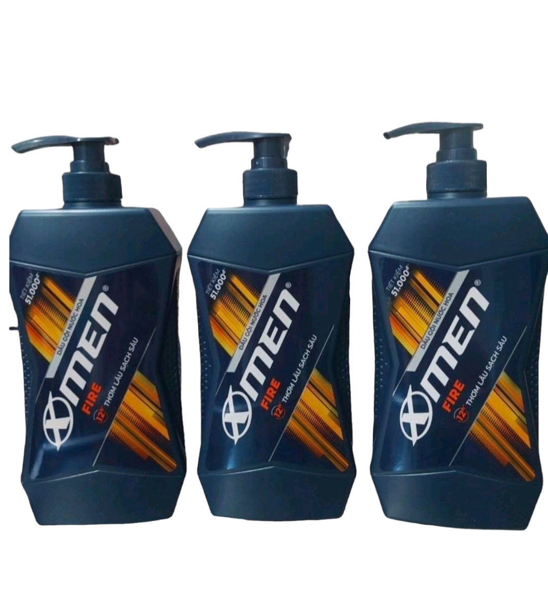 Dầu gội nước hoa XMen Fire.Thơm lâu sạch sâu 12h - 650ml