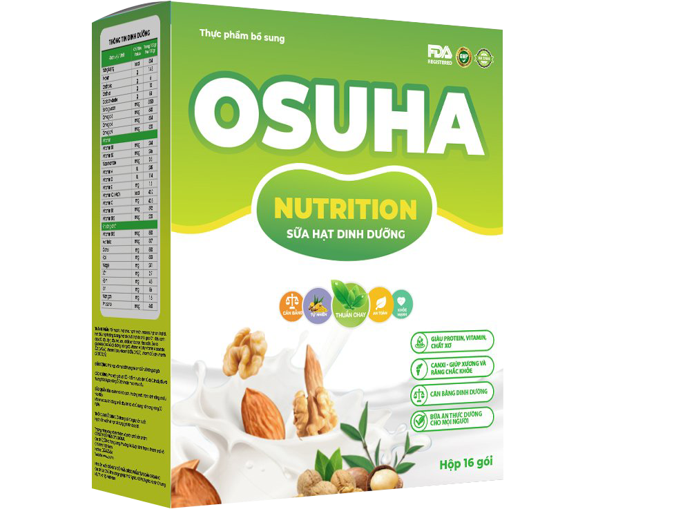 Sữa Hạt Dinh Dưỡng Osuha Nutrition 400g ( Hộp 16 gói)