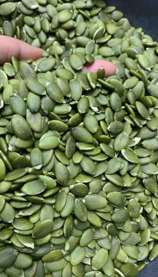 Hạt bí xanh Ấn Độ đã sấy hạt đã bóc vỏ lụa hàng nhập khẩu