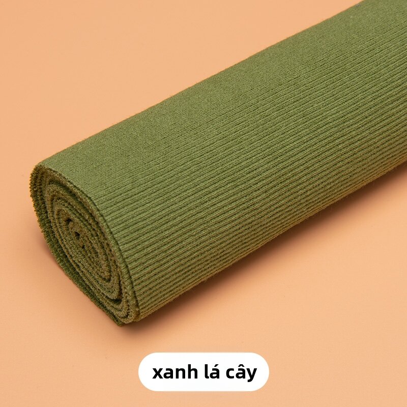 Vải Rib Co Dãn 100% Cotton Kích Thước 2x2