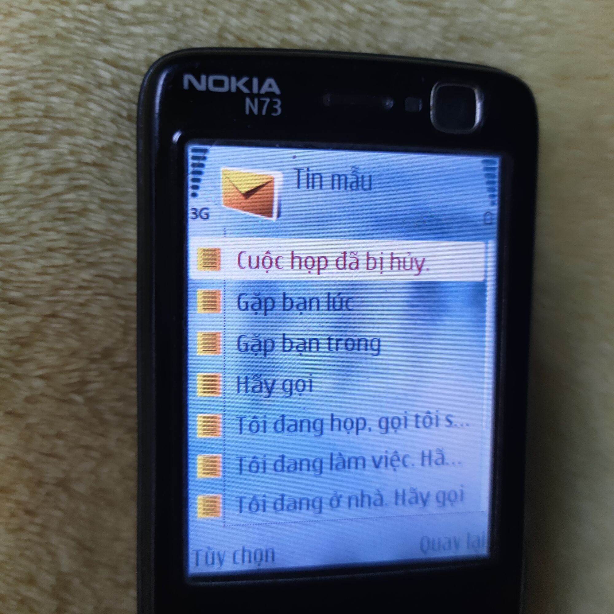 Main điện thoại nokia N73 có tiếng việt