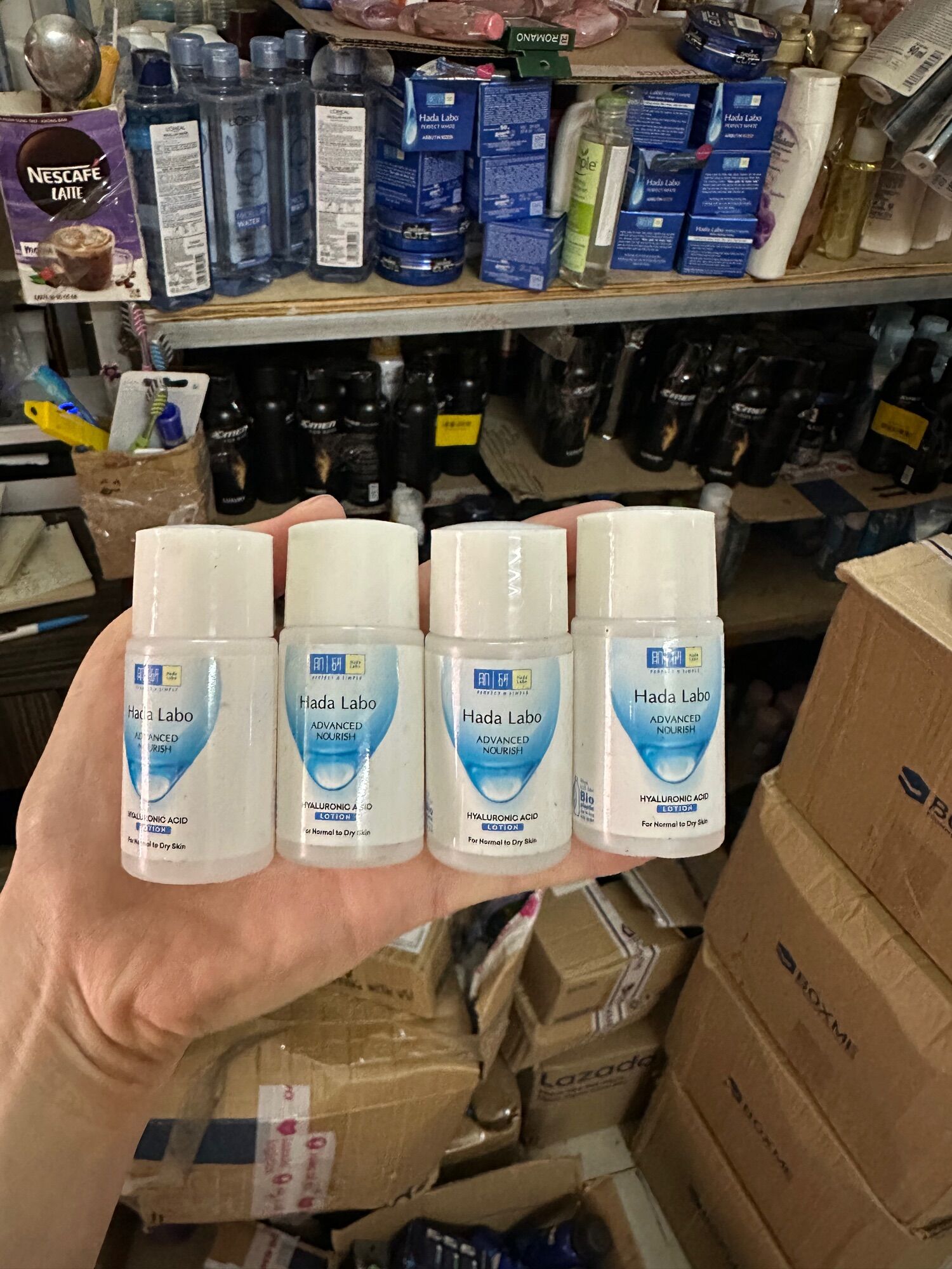 Combo 3 (MẪU MỚI) Dung dịch Hadalabo dưỡng ẩm tối ưu 20ml