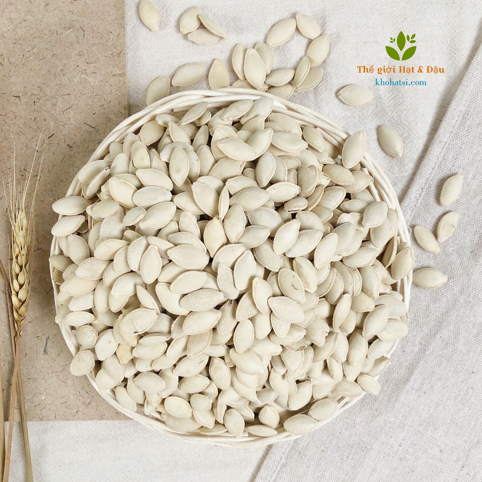 Hạt bí ta rang muối Hùng Ký túi 500g